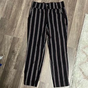 Cute stripped Hollister pants size large